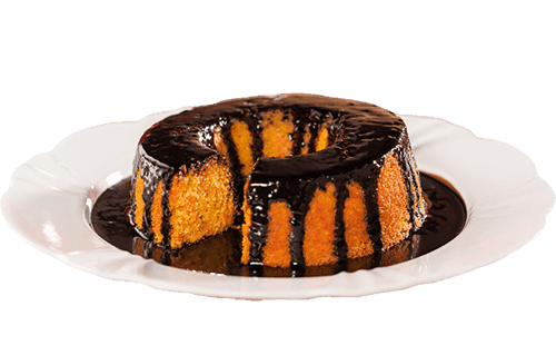 Imagem do bolo de cenoura